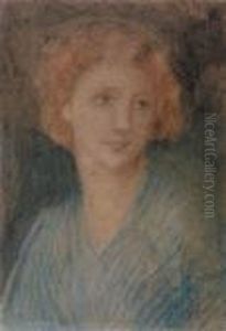 Portret Kobiety by Teodor Axentowicz