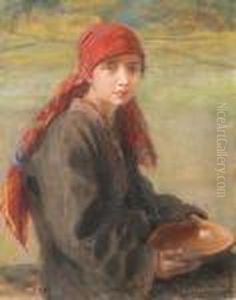 Hutsul Girl by Teodor Axentowicz