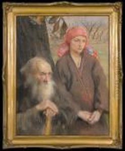 Autumn.senility And Youth by Teodor Axentowicz