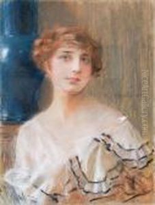 Ritratto Della Principessa Von Ausburg by Teodor Axentowicz