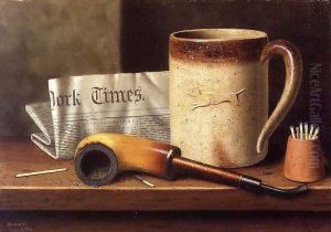 His Mug and His Pipe by William Michael Harnett