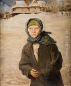 Mloda Huculka by Teodor Axentowicz
