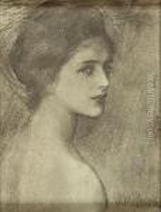 Popiersie Mlodej Kobiety by Teodor Axentowicz