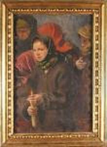 Na Gromniczna by Teodor Axentowicz