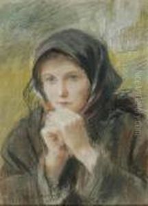 Huculka, Ok. 1910 by Teodor Axentowicz