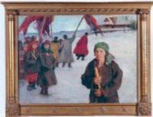 Swiecenie Gromnic by Teodor Axentowicz