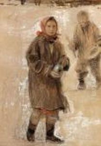 Swiecenie Wody, Ok. 1900 R. by Teodor Axentowicz