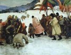 Swieto Jordanu (procesjajordanu), Po 1910 by Teodor Axentowicz