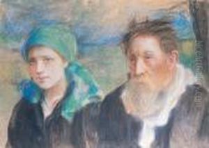 Starosc I Mlodosc, 1936 R. by Teodor Axentowicz