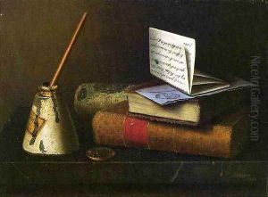 Still Life with Letter to Mr. Lask by William Michael Harnett