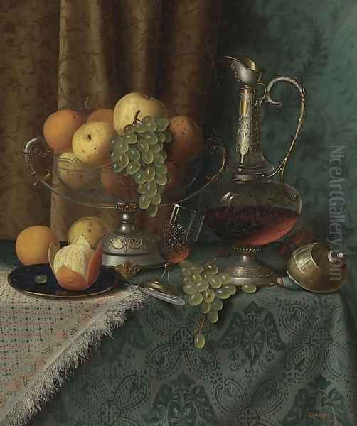 Still Life with Fruit and Wine - view 1