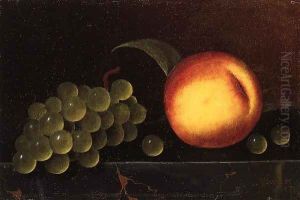 Peaches and Grapes by William Michael Harnett