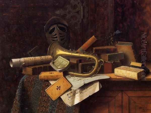 Still Life with Bust of Dante - view 1