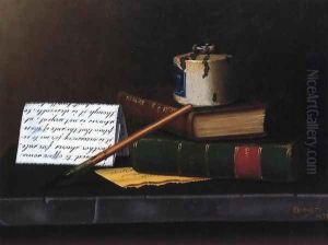 The Broker's Table by William Michael Harnett