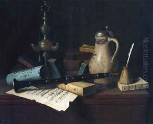 The Professor's Old Friends by William Michael Harnett