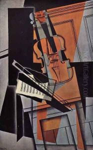 The Violin by William Michael Harnett