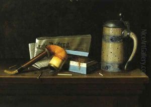 With the Staatszeitung by William Michael Harnett