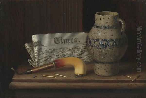 Table Top Still Life with London Times - view 1