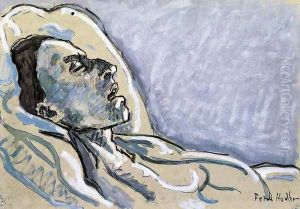 The Dying Valentine Gode Darel by Ferdinand Hodler