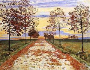 Autumn Evening by Ferdinand Hodler