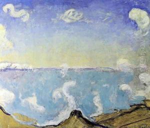 Caux Landscape With Rising Clouds by Ferdinand Hodler