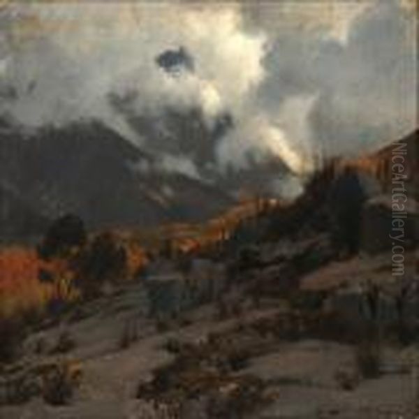 Italian Evening Landscape - view 1