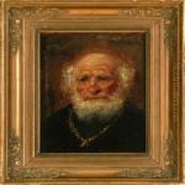 An Elderly Gentleman With Awhite Beard And Gold Chain - view 1