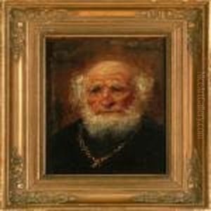 An Elderly Gentleman With Awhite Beard And Gold Chain