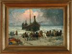 The Return Of The Vikings by Otto Bache