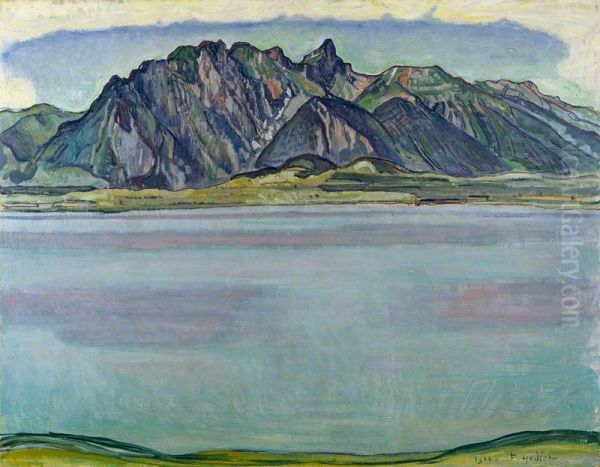 Lake Thun and the Stockhorn Mountains - view 1