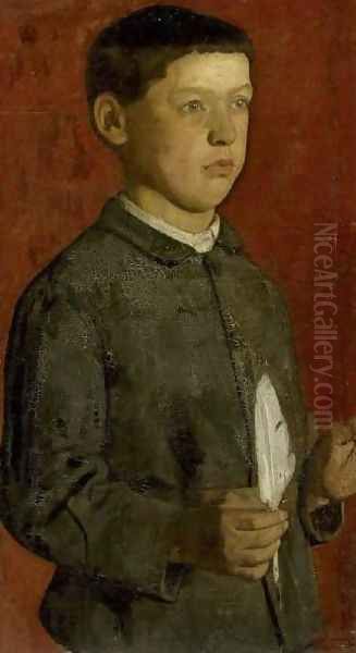 Boy with Feather - view 1