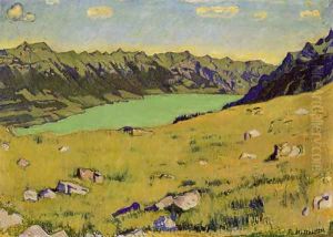 Der Brienzersee von Breitlauenen aus, 1906