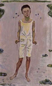 Bezauberter Knabe, um 1909 by Ferdinand Hodler