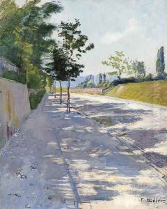 Strasse von St. Georges bei Genf, um 1890 Strasse von St. Georges bei Genf, um 1890