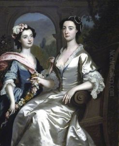 Mrs Elizabeth Birch and Her Daughter by Joseph Highmore