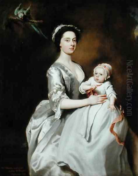 Mrs Sharpe and Child - view 1