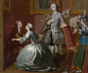 Pamela Greets her Father by Joseph Highmore