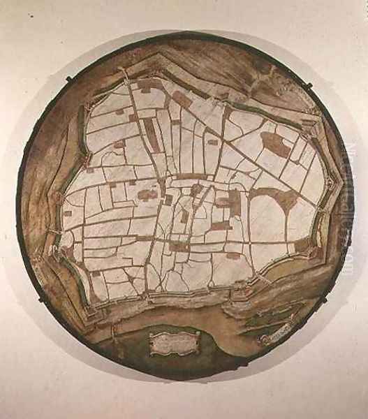 Circular Map of Vienna - view 1