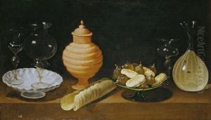 Still-Life of Glass, Pottery, and Sweets