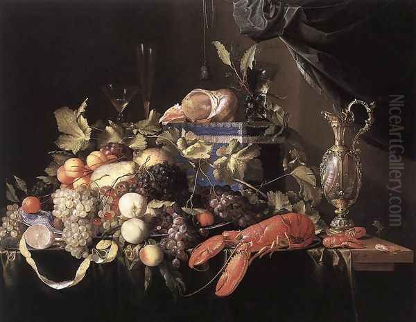 Still-Life with Fruit and Lobster 1648-49 - view 1