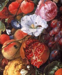 Festoon of Fruit and Flowers (detail) 1660