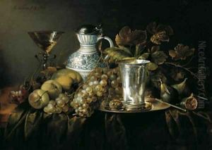 Fruit Still Life with a Silver Beaker 1648 2