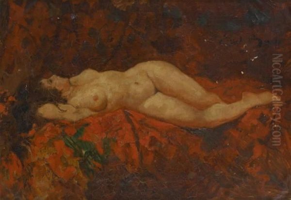 Nu Couche by Emile Baes