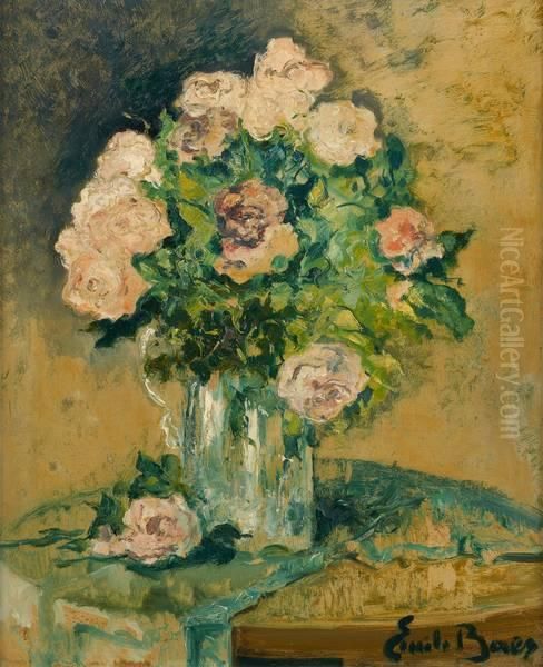 Vase Fleuri De Roses - view 1