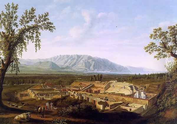 The Excavations of Pompeii 1799 - view 1