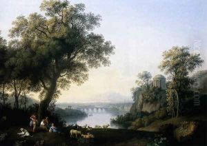 Landscape with River 1778 by Jacob Philipp Hackert