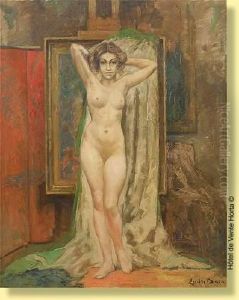 Jeunefille Nue Dans L'atelier