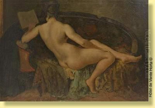 Liseuse Nue De Dos - view 1