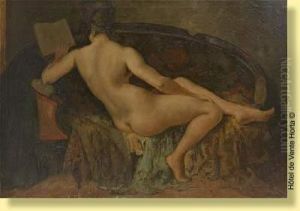 Liseuse Nue De Dos