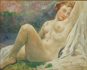Nu Assis by Emile Baes